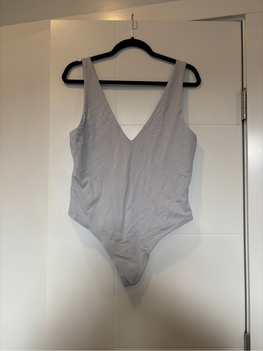 Babaton Lilac V-Neck Bodysuit